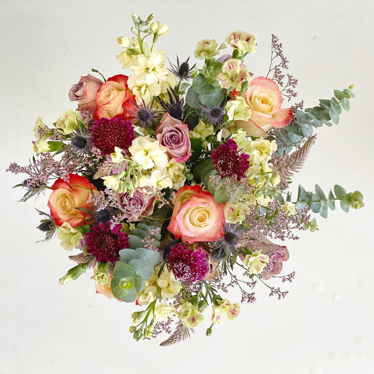 Sevilla and Gray Knights Roses Bouquet