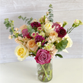 Moody Blues and Creme de la Creme Rose Bouquet