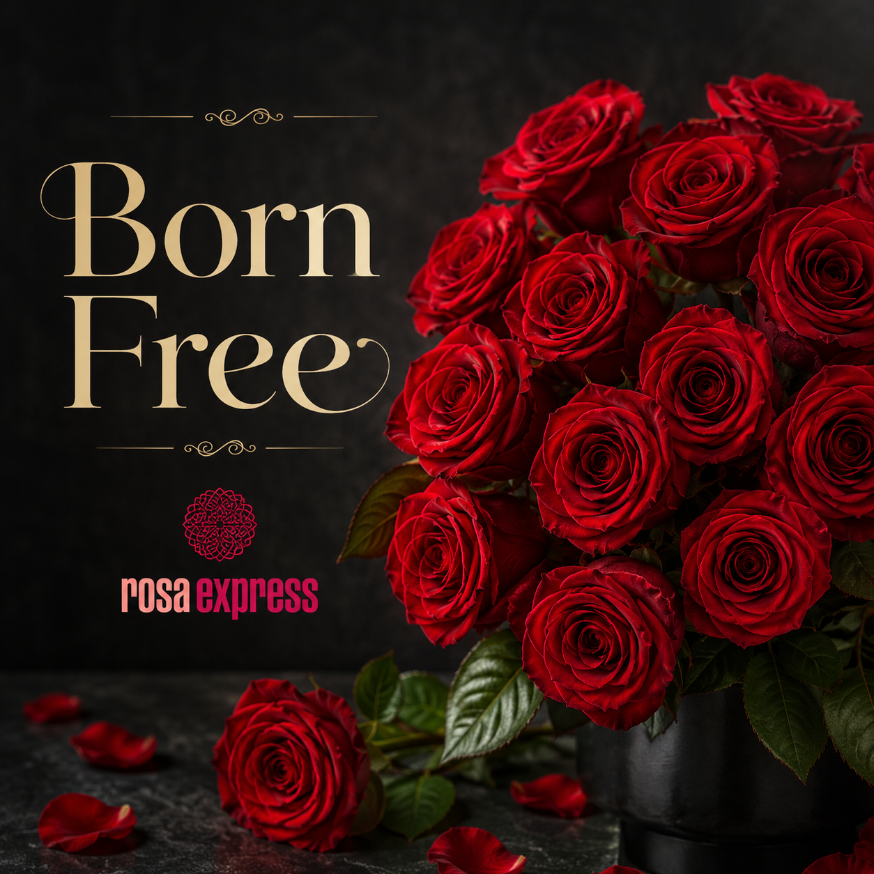 Born Free Roses – Premium Ecuadorian Red Roses